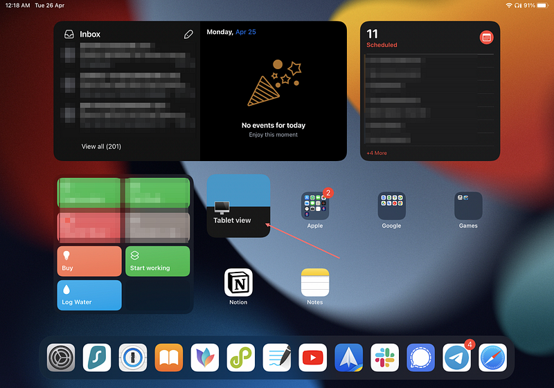 widgets